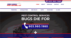 Desktop Screenshot of 1stchoiceexterminating.com